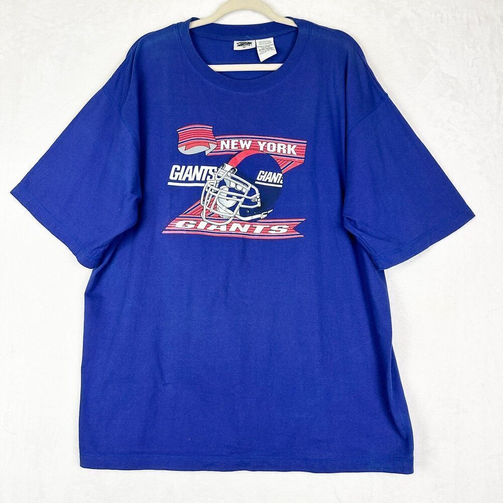 Vintage New York Giants Football Tee Shirt Size XL 90s Pro Edge NFL